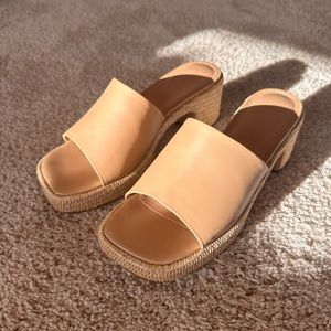 Abercrombie sandal heels.